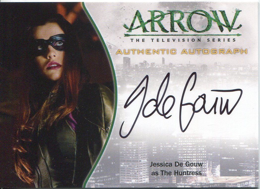 美剧dc 绿箭 arrow 女猎手 jessica de gouw 签字 签名