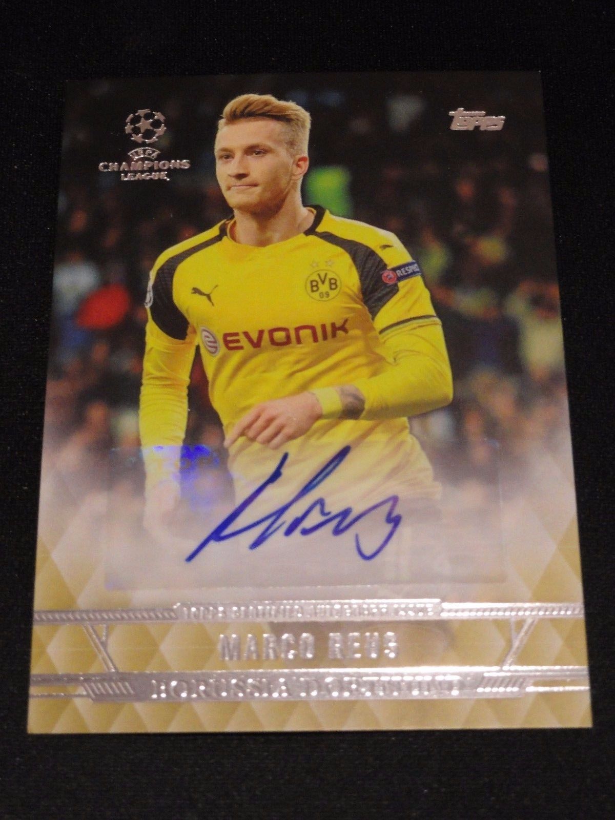 topps uefa 欧冠 罗伊斯 reus 签字 99编 多特 德国