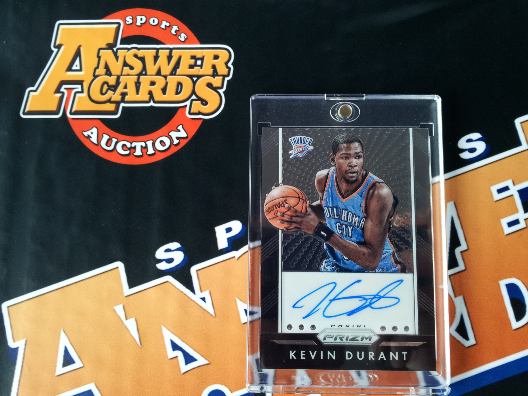 b005《答案卡世界》拍卖 1516 prizm 雷霆队 kevin durant 凯文