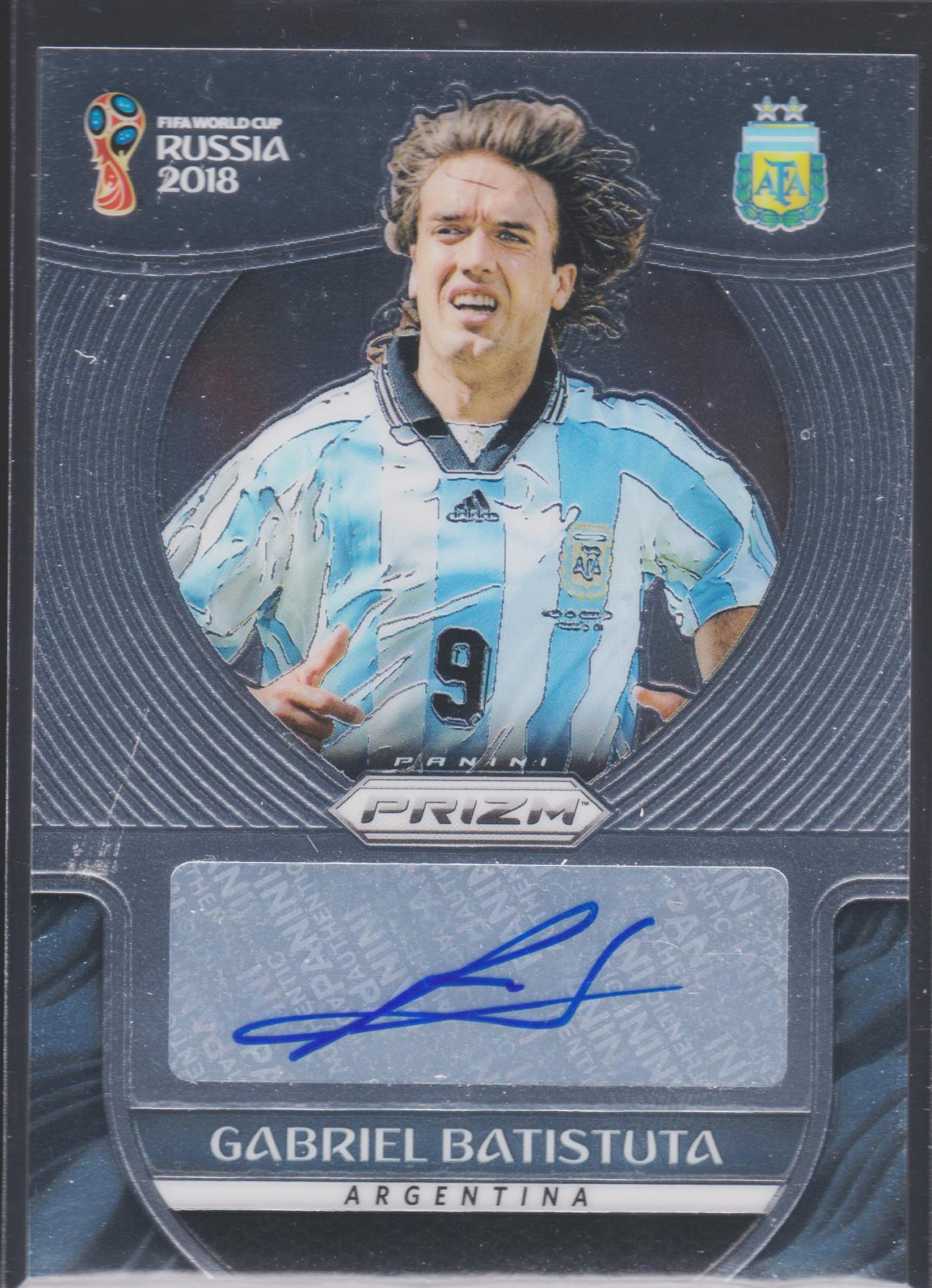 22】18 panini prizm 世界杯足球 战神 巴蒂斯图塔 gabriel batistuta