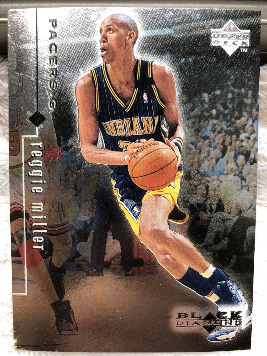 reggie miller 雷吉 米勒 经典 1998 black diamond 黑钻系列