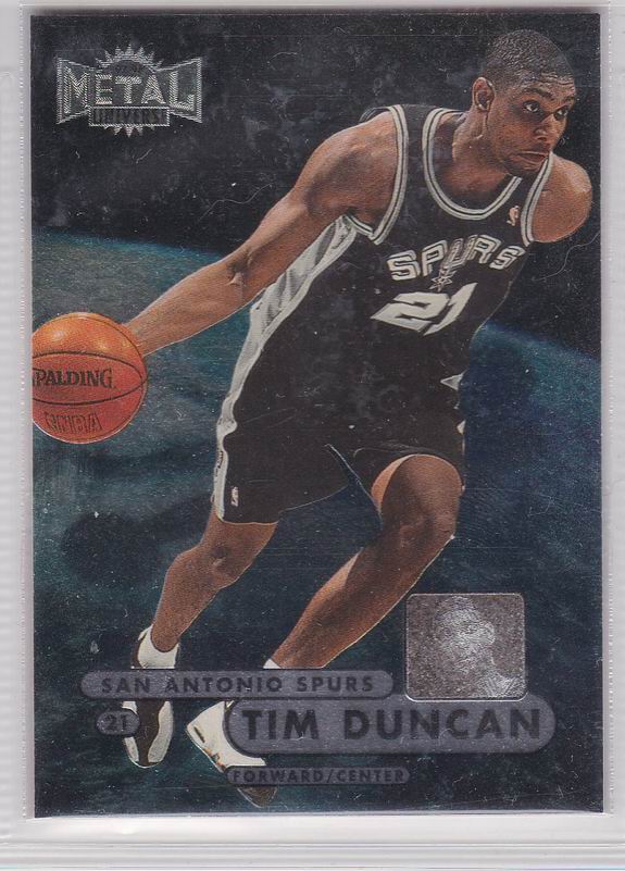 4922 马刺传奇 蒂姆邓肯(tim duncan) 1997-98 metal