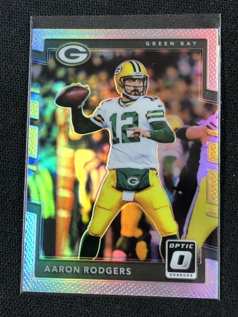 绿湾包装工 aaron rodgers 阿隆 罗杰斯 optic 折射卡