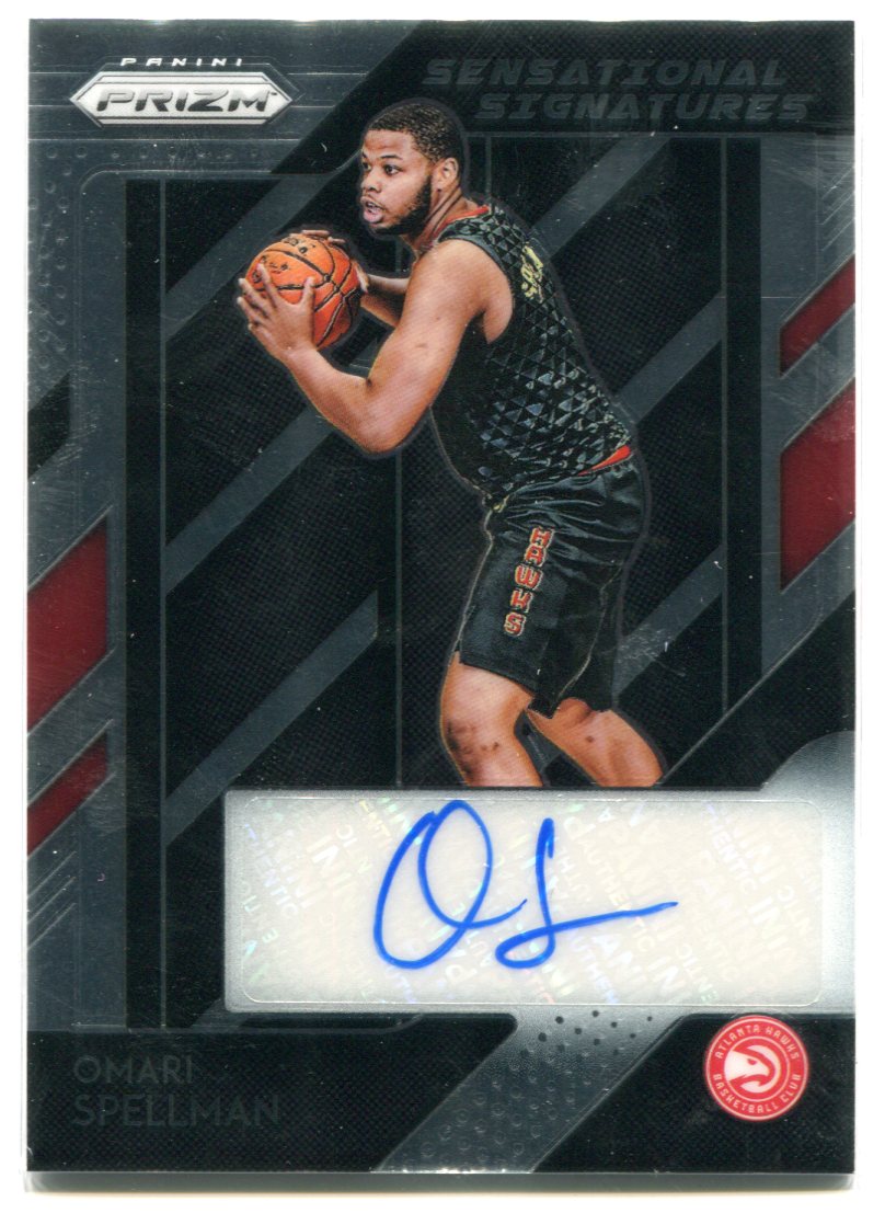 2018-19 panini prizm 奥马里-斯佩尔曼/omari spellman 签名