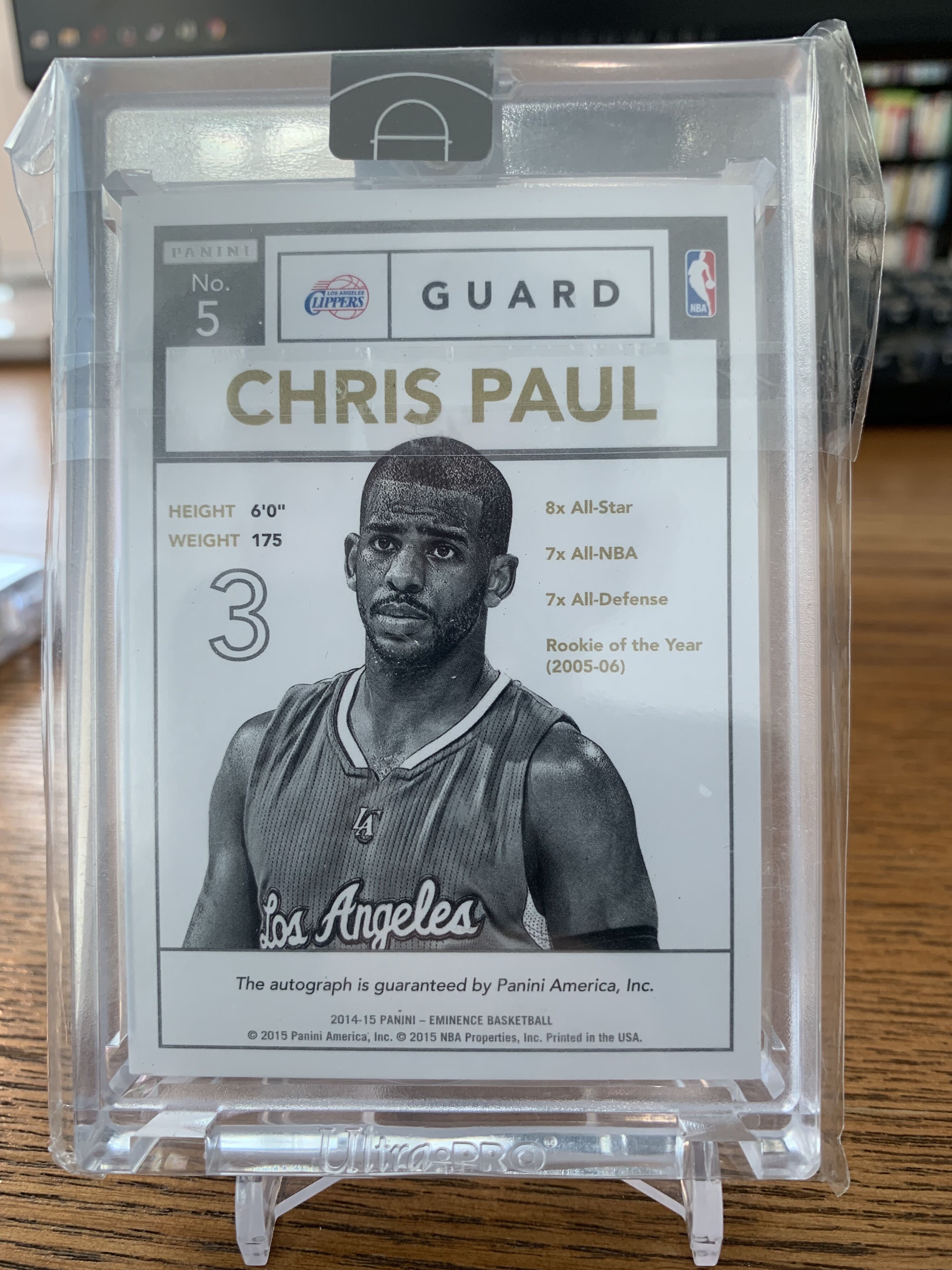 2014-15 panini eminence 真金白银 克里斯·保罗(chris paul) 10编