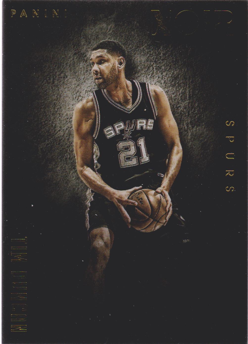 noir 46/70限量 石佛 蒂姆·邓肯 tim duncan 镜面黑白base 马刺传奇