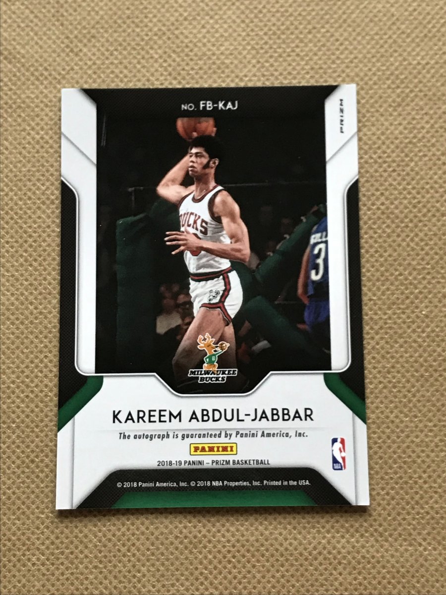 88专卖 - 11】2018-19 panini prizm 泡泡折 签字卡 天勾贾巴尔