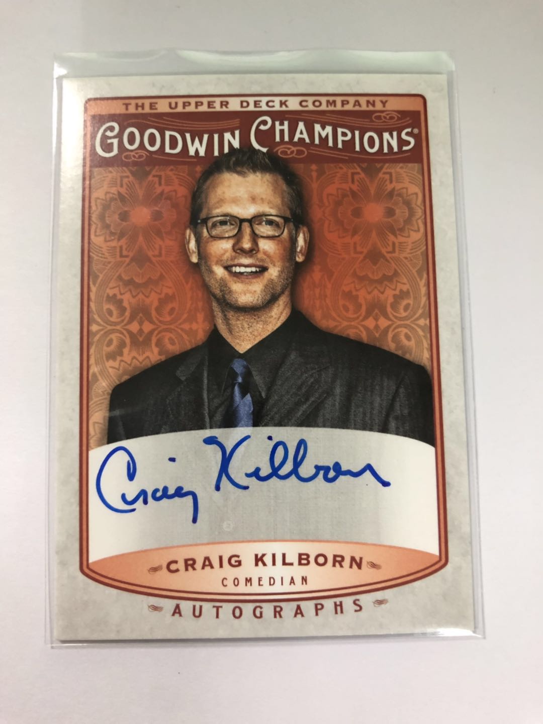 2019 ud goodwin 古德温 签字卡 著名主持人 craig kilborn 卡签 大