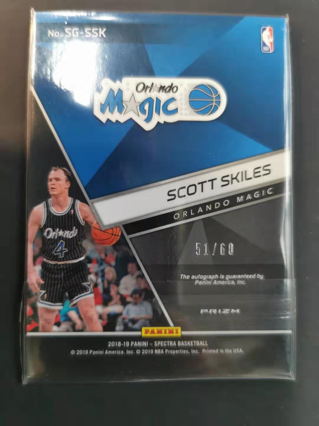 panini spectra 光谱 单场助攻王 斯科特 斯凯尔斯 scott skiles 折射