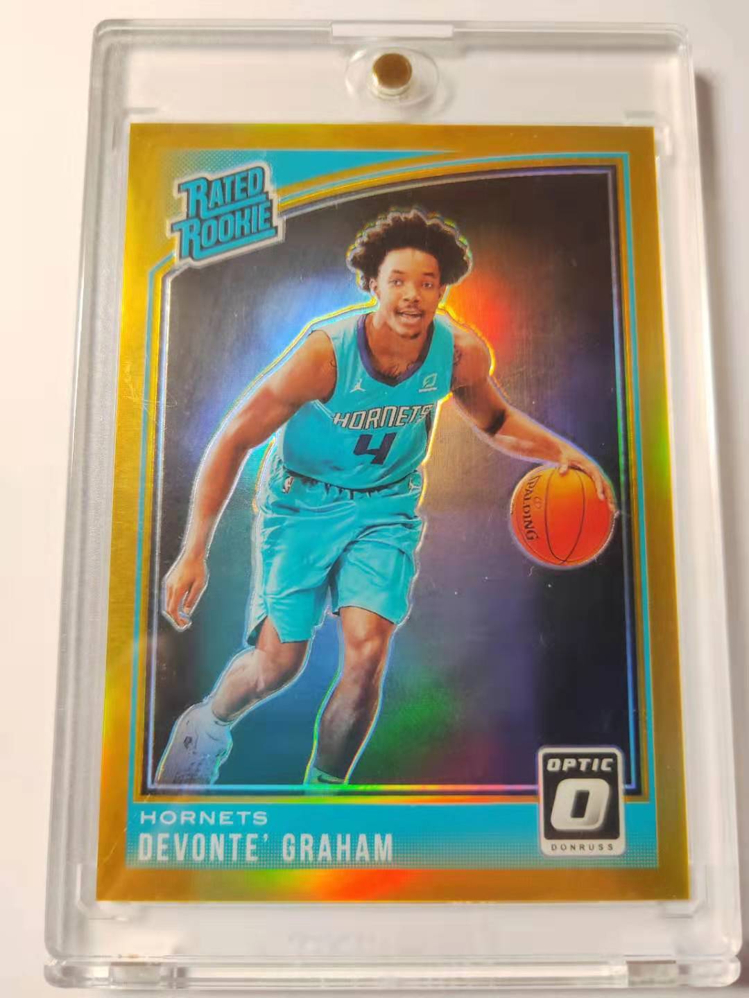 18-19 donruss optic 黄蜂第六人 最快进步奖争夺者 devonte" graham