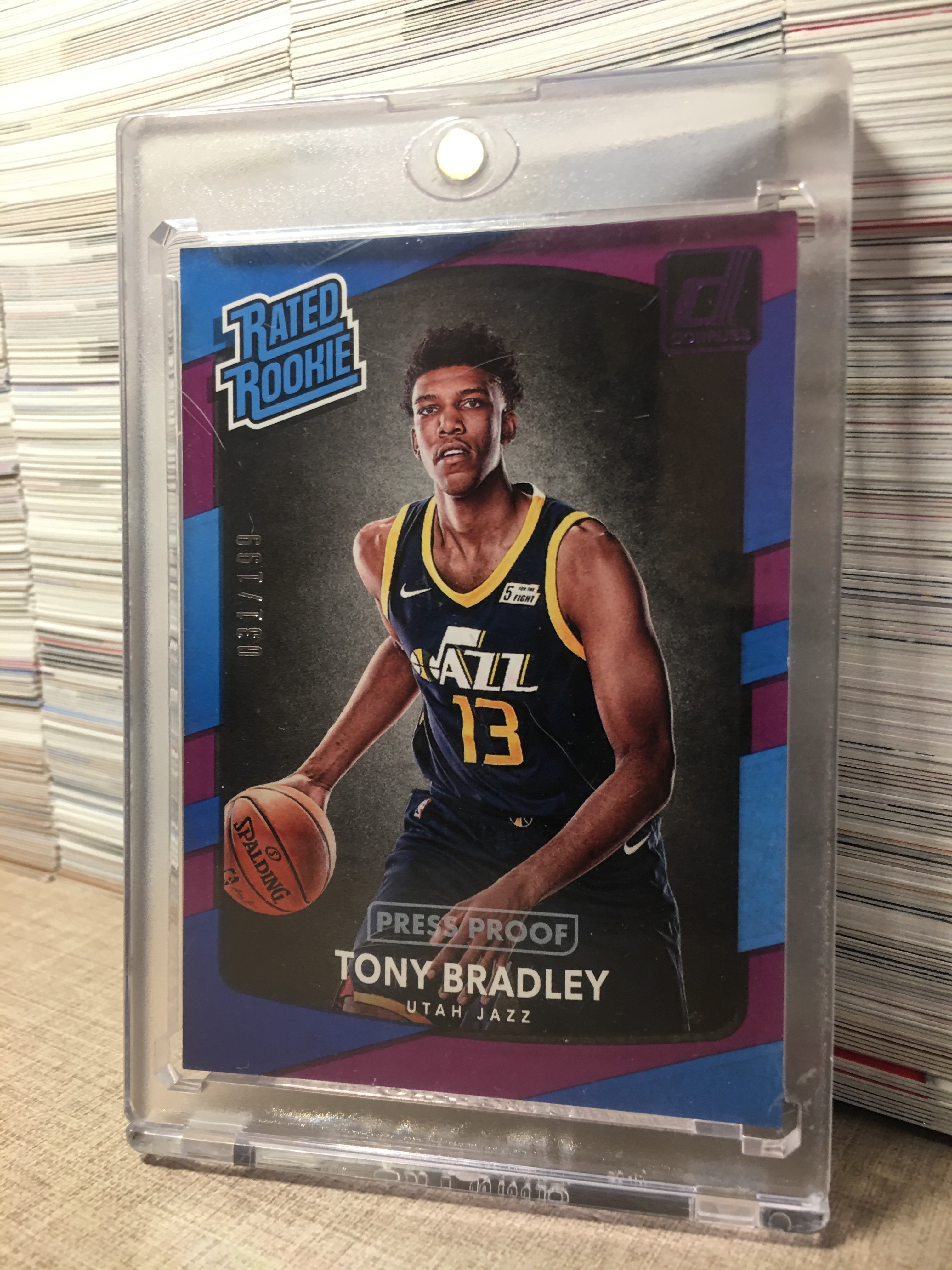 2017-18 panini donruss rated rookie tony bradley