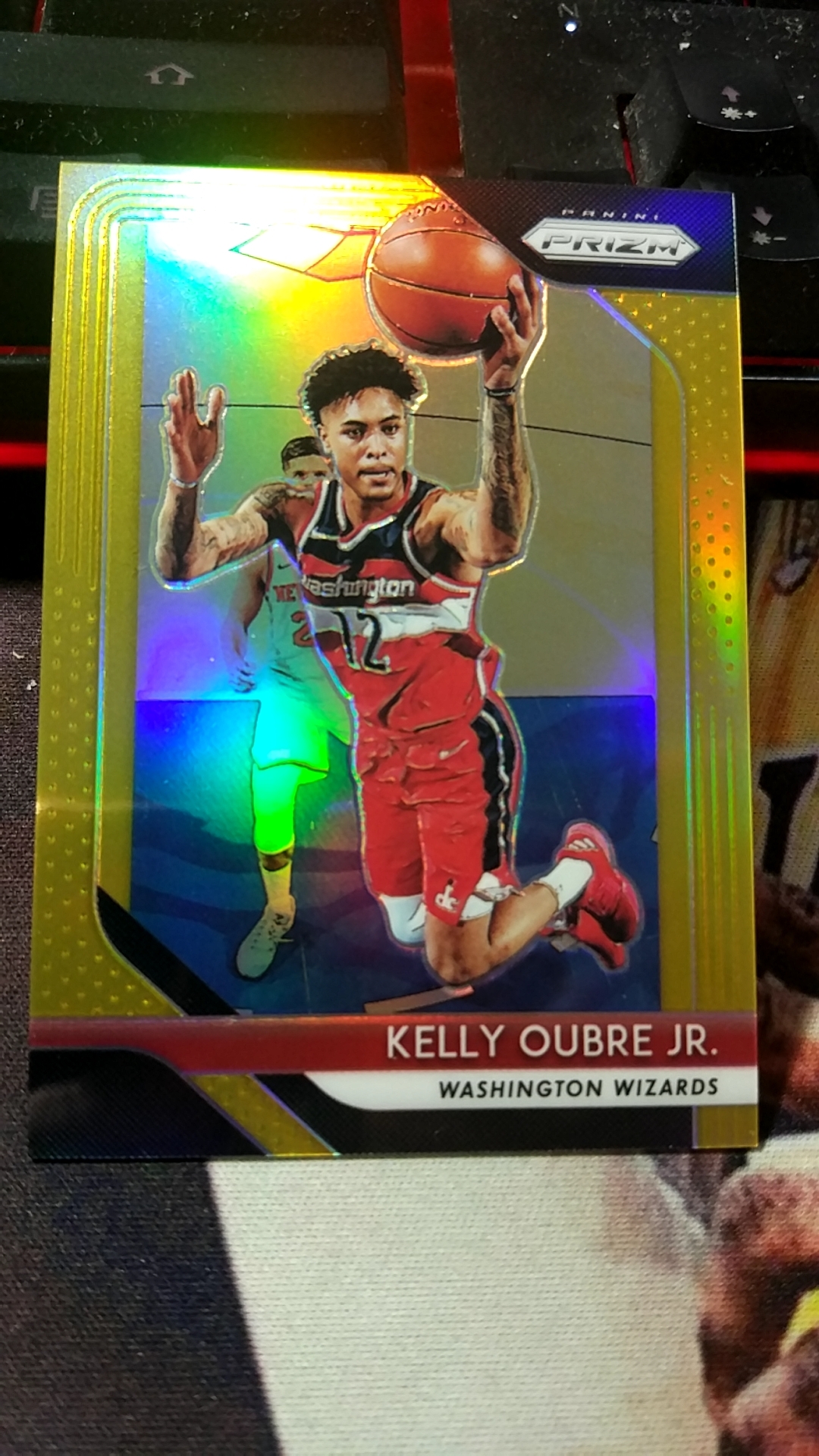 1819prizm 金折/10 奇才 凯利乌布雷kelly oubre jr.