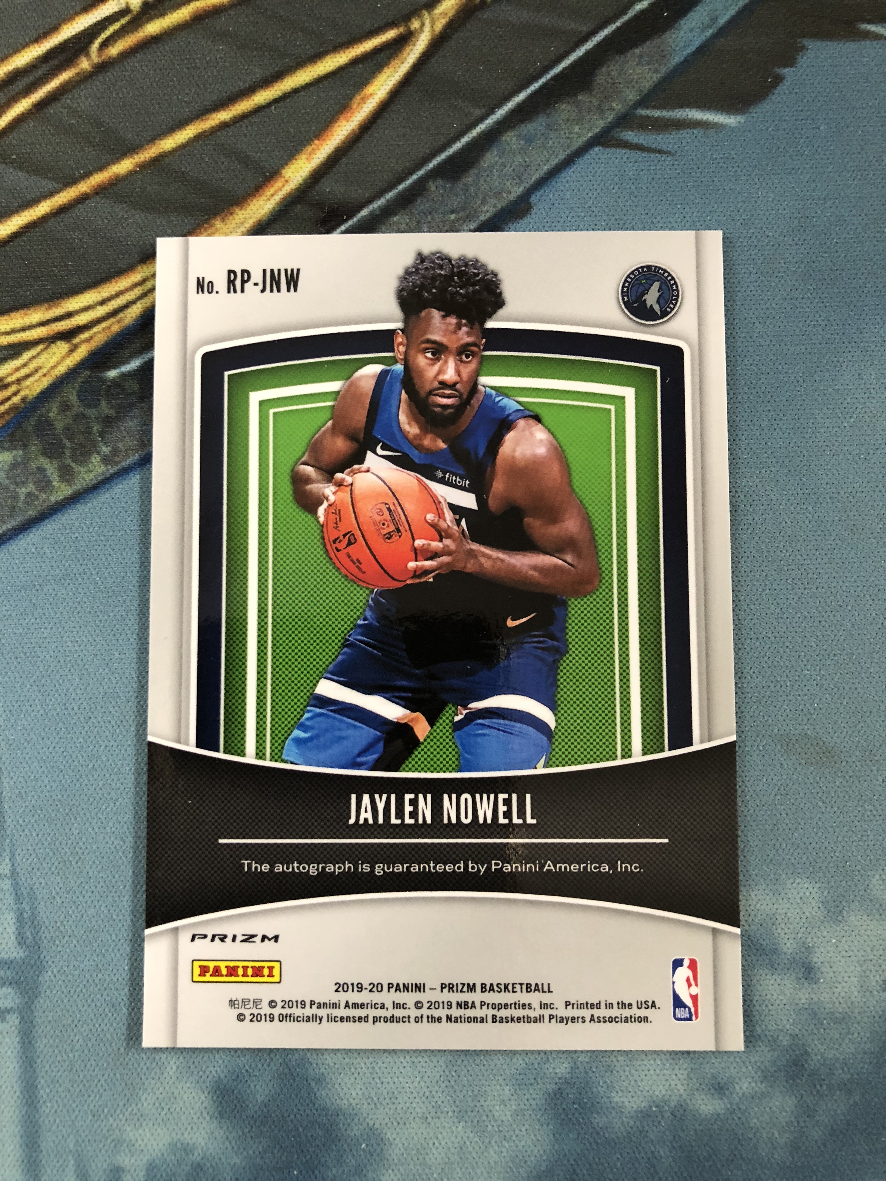 prizm rc 新秀 银折 silver auto 签名 jaylen nowell 杰伦-诺埃尔