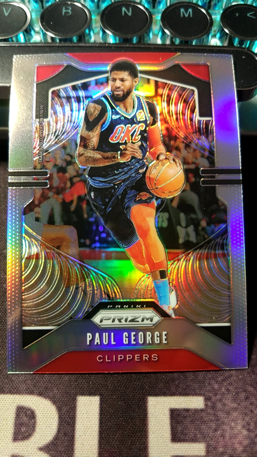 1920 prizm 银折 保罗乔治paul george 雷霆 快船【请