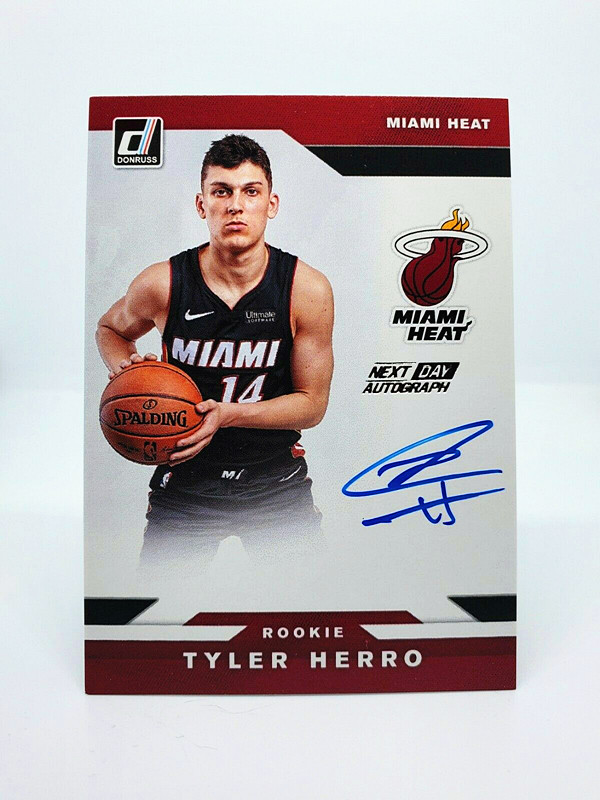 2019-20 panini donruss 杜蕾斯 热火新秀 泰勒-希罗(tyler herro)