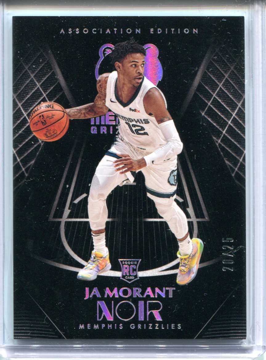 panini noir 新秀 association edition ja morant 20/25 贾·莫兰特