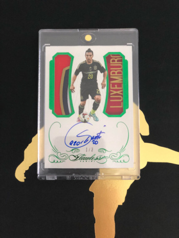 越秀山777會員 2015 panini flawless soccer 足球 手提箱 卡索拉大