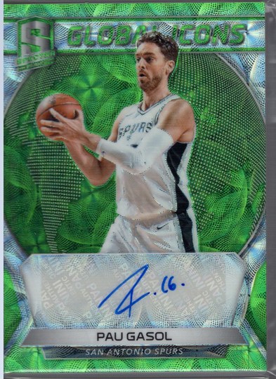 17-18 panini spectra global icons 保羅·加索爾 pau gasol 雄鹿隊