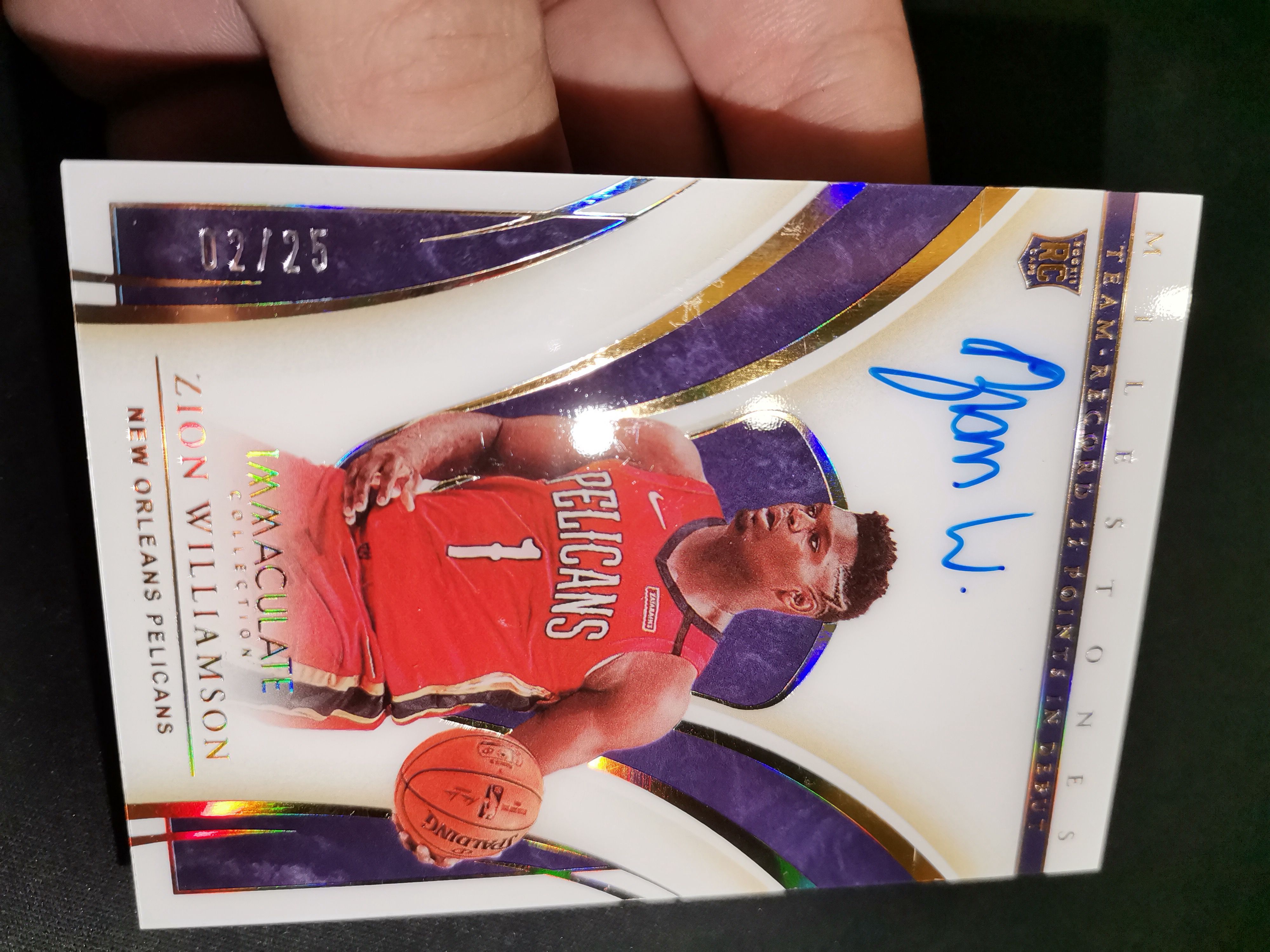 【81球星卡社】2019-20 panini immaculate系列 鹈鹕 大热新秀 锡安