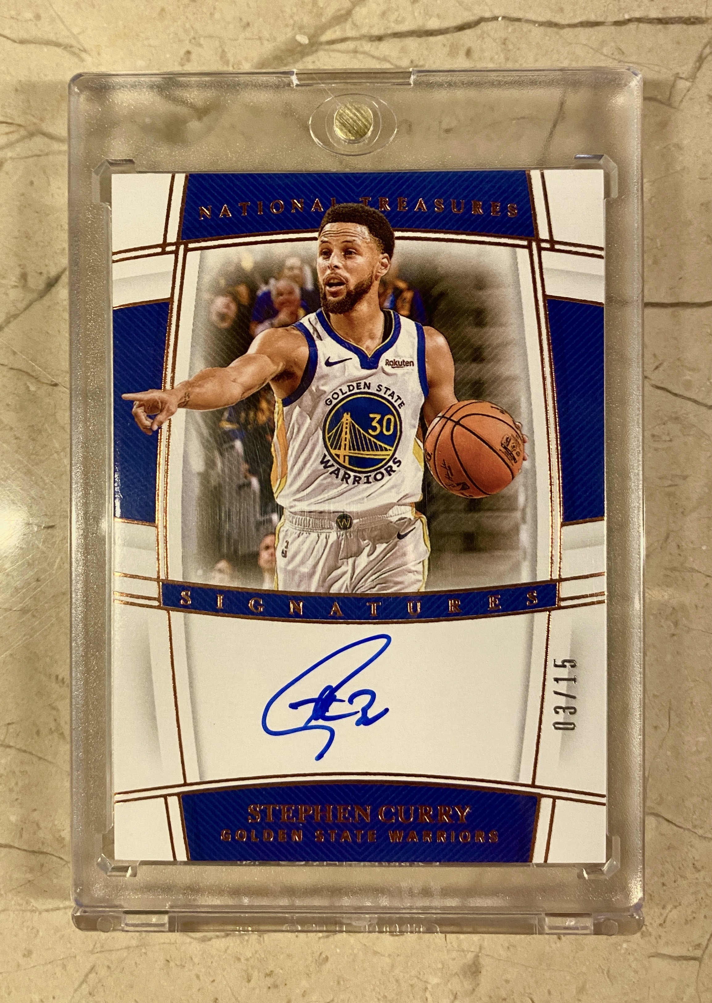 2019-20 national treasure 国宝系列 库里 签字,15