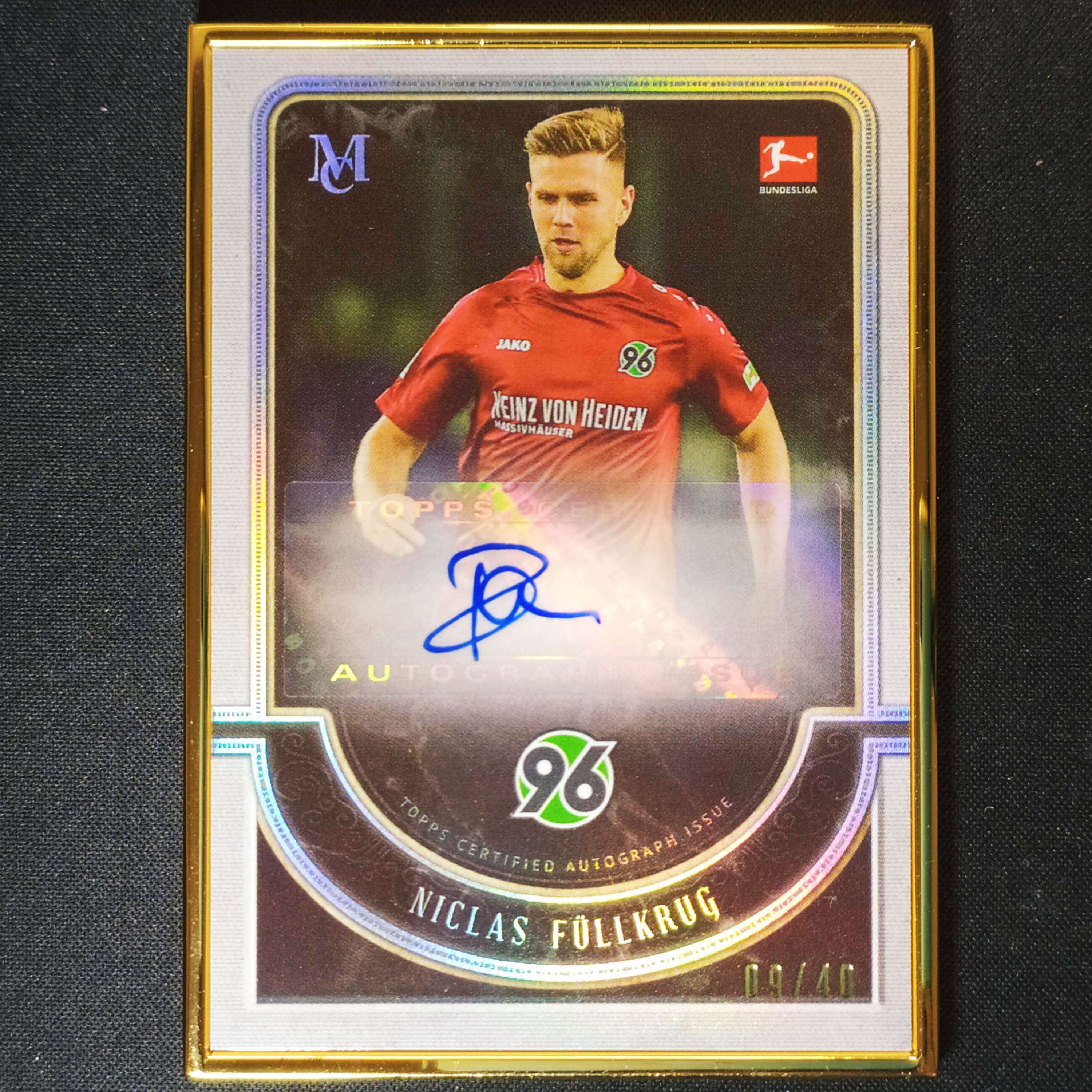 【成都rookie球星卡】2019-20 欧冠 topps 博物馆 弗尔克鲁格 汉诺威